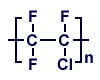 PCTFEの構造式