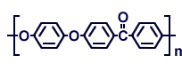 PEEK樹脂の構造式