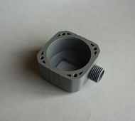 PVC（塩ビ）樹脂 マシニング加工品画像1